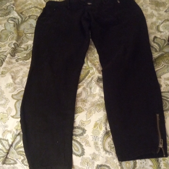 Banana Republic Women's Black Dress Pants with Ankle Zipper Accents Pre-owned - Picture 13 of 16
